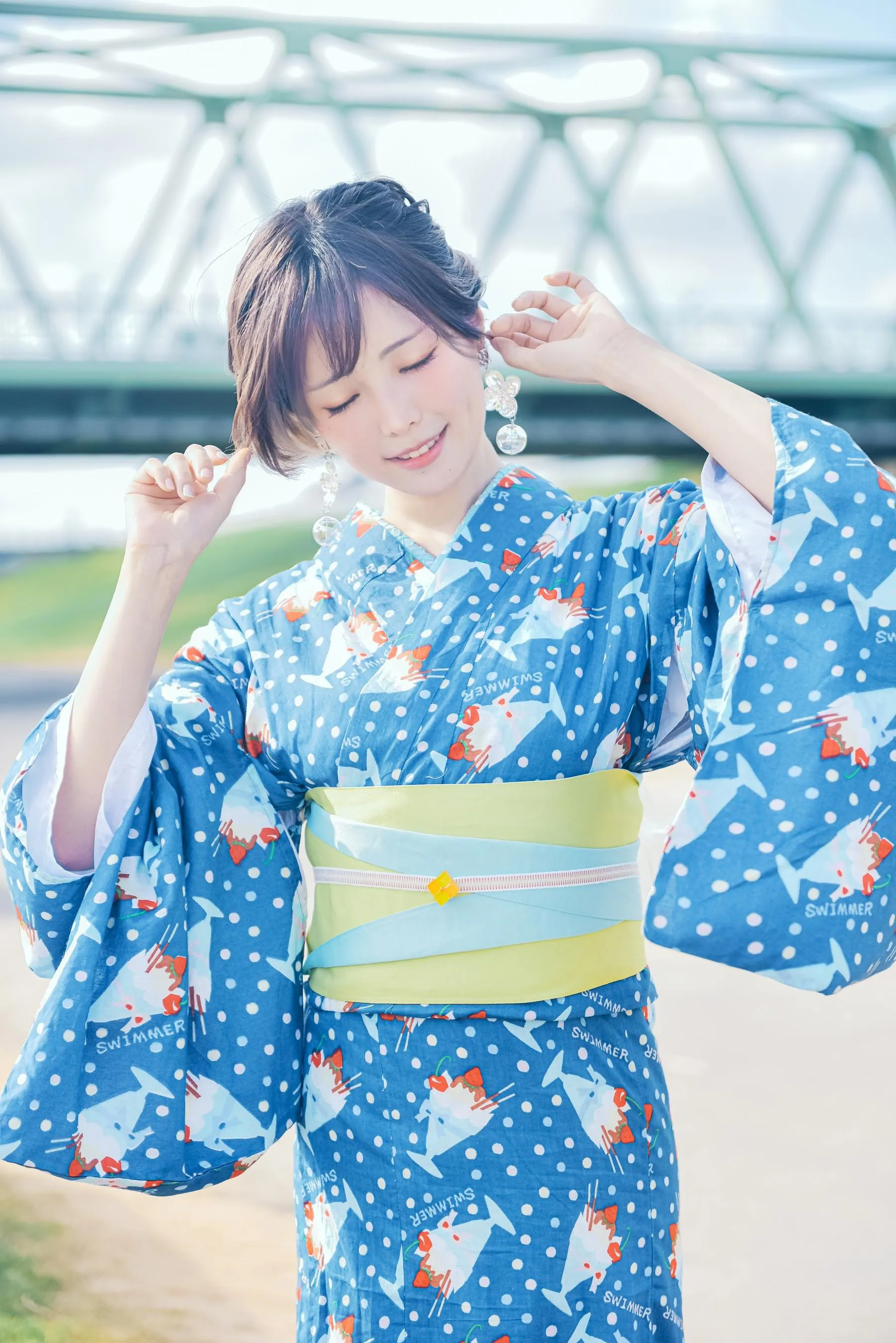 ElyEE子 – NO.119 2023.august A-聖代浴衣 Sundae Yukata [29P]插图8